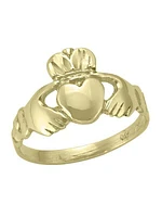 Yellow Gold Claddagh Ring 10KT