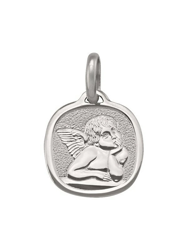 Gold Solid Angel Medal 10KT