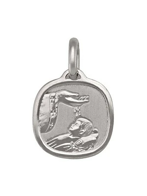 Gold Solid Baptism Medal 10KT