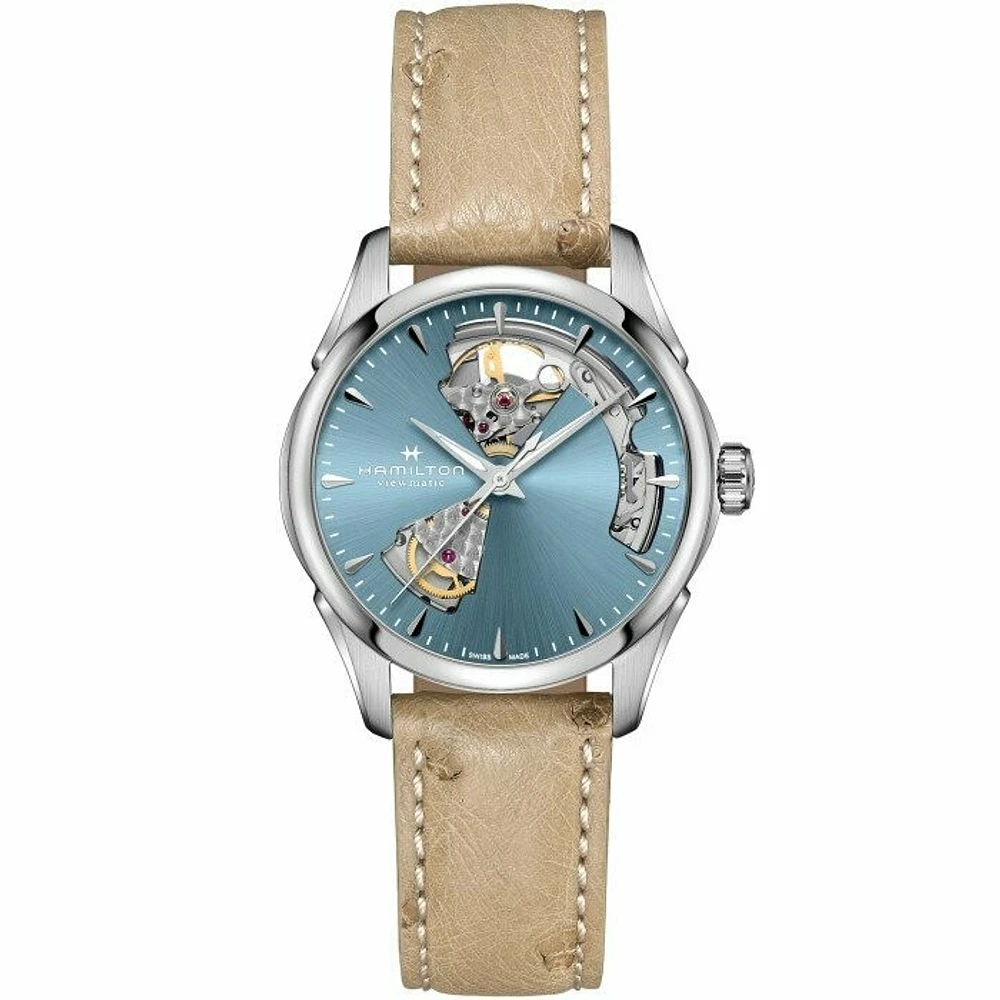 Jazzmaster Open Heart Blue Dial  36MM Automatic H32215840