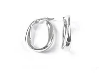 10K Twisted Hoop Earrings