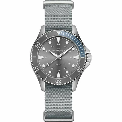 Khaki Navy Scuba Grey Dial 37MM Quartz H82211981