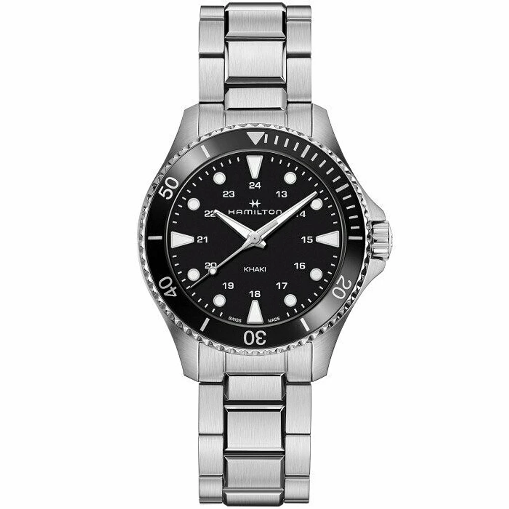 Khaki Navy Scuba Black Dial 37MM Quartz H82201131