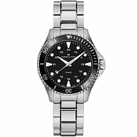 Khaki Navy Scuba Black Dial 37MM Quartz H82201131