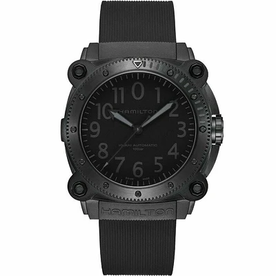 Khaki Navy BeLOWZERO Titanium Black Dial 46MM Automatic H78505330