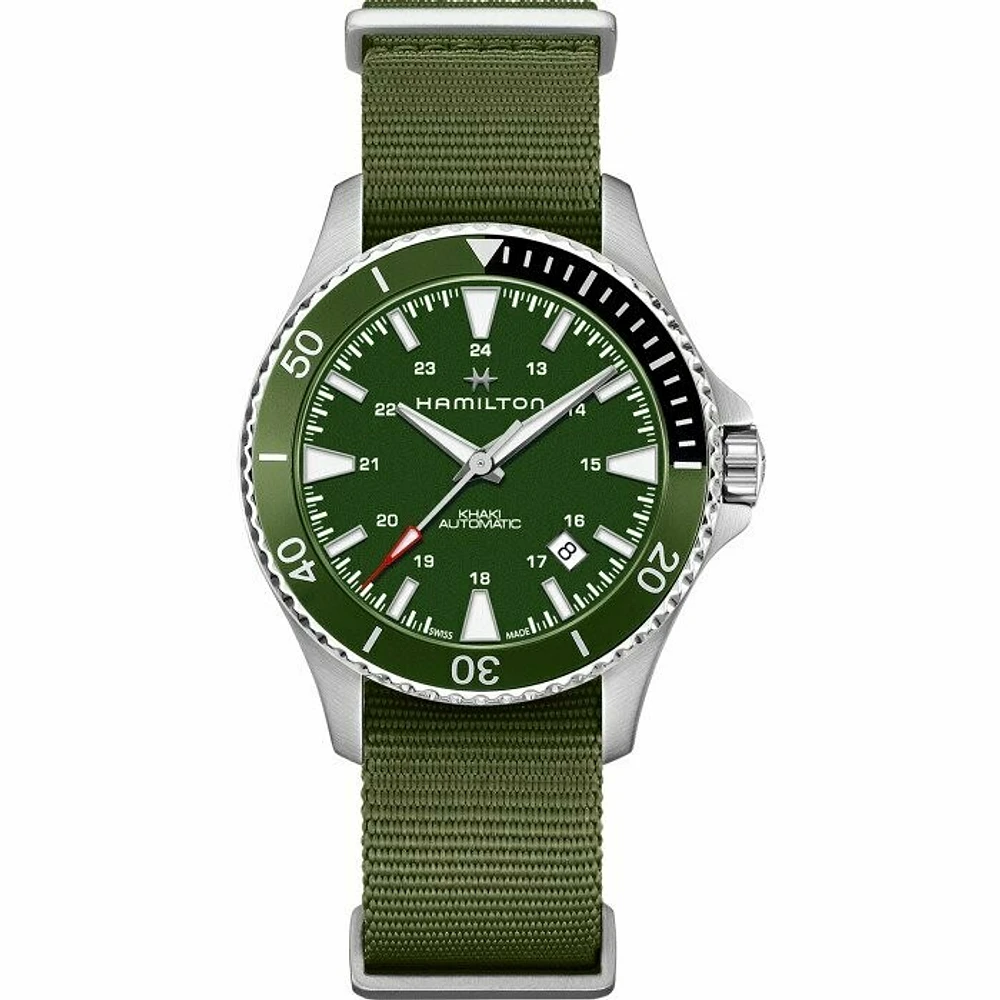 Khaki Navy Scuba Green Dial 40MM Automatic H82375961