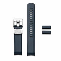 Crafter Blue - Curved End Rubber Strap For Seiko MM200 Series (CB13)