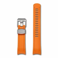 Crafter Blue - Curved End Rubber Strap For Seiko SKX Series (CB05)