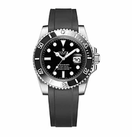 Crafter Blue - Curved End Rubber Strap For Rolex Series (RX01)