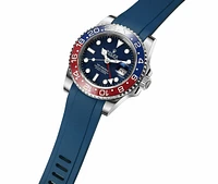Crafter Blue - Curved End Rubber Strap For Rolex Series (RX01)