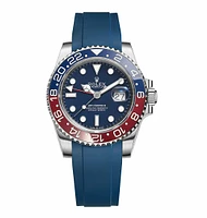 Crafter Blue - Curved End Rubber Strap For Rolex Series (RX01)