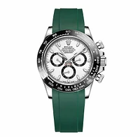 Crafter Blue - Curved End Rubber Strap For Rolex Series (RX01)