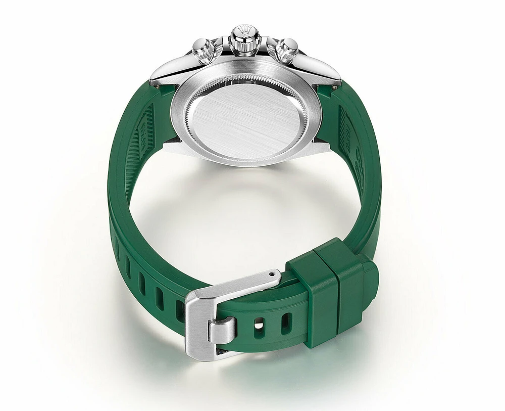 Crafter Blue - Curved End Rubber Strap For Rolex Series (RX01)