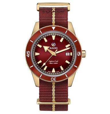 Captain Cook Bronze Red Dial 42MM Automatic R32504407