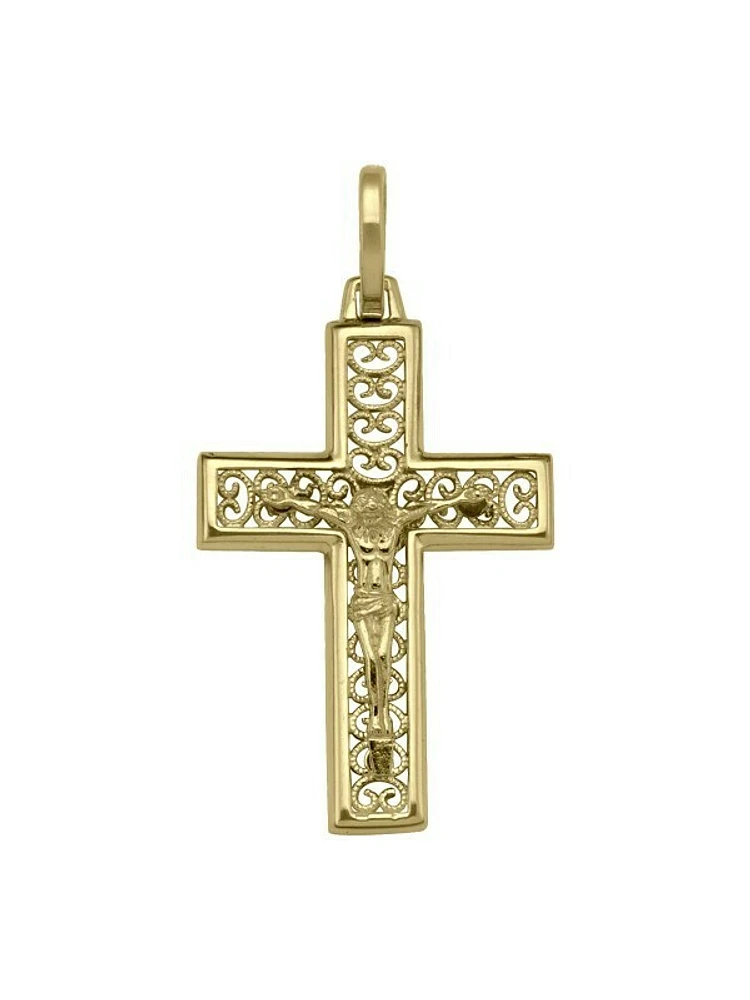 Yellow Gold Crucifix 18KT