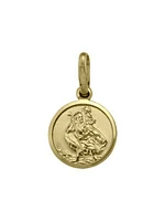 Yellow Gold Solid St. Christopher Medal 10KT