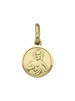 Yellow Gold Solid Scapular Medal 10KT & 18KT