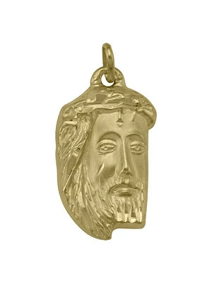 Yellow Gold Solid Jesus Medal 10KT & 18KT