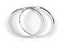 10K Polished Hoop Earrings