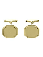 Yellow Gold Octogonal Cufflinks 18KT