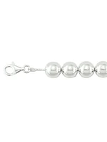 Sterling Silver 10Mm Ball Link Necklace