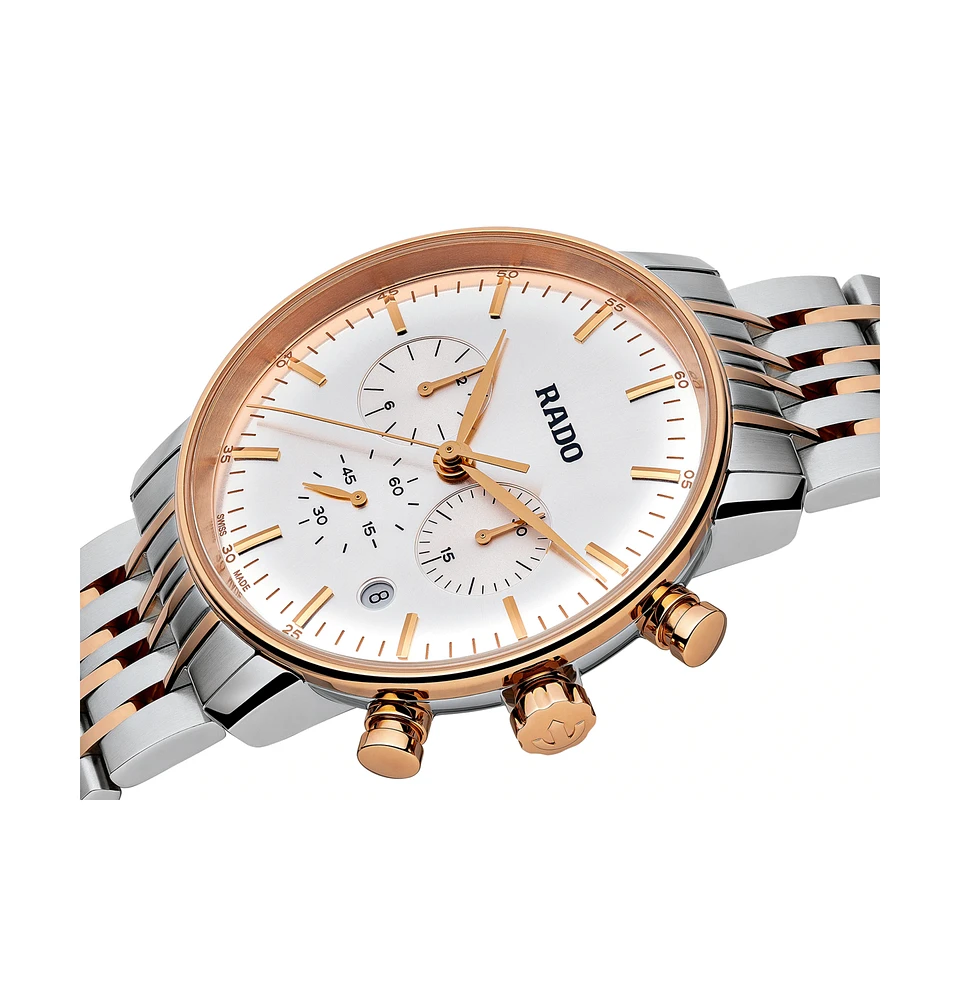 Coupole Classic Chronograph White Dial 42MM Quartz R22910123