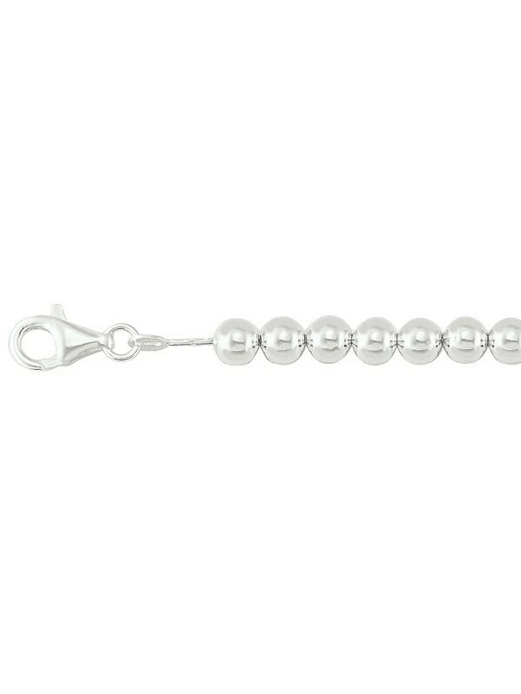 Sterling Silver 6Mm Ball Necklace