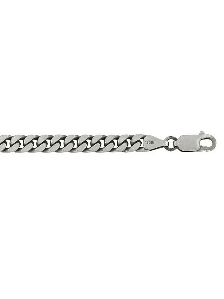 Sterling Silver Oxidized Link Necklace