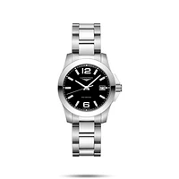 Conquest Black Dial 34MM Quartz L33774586