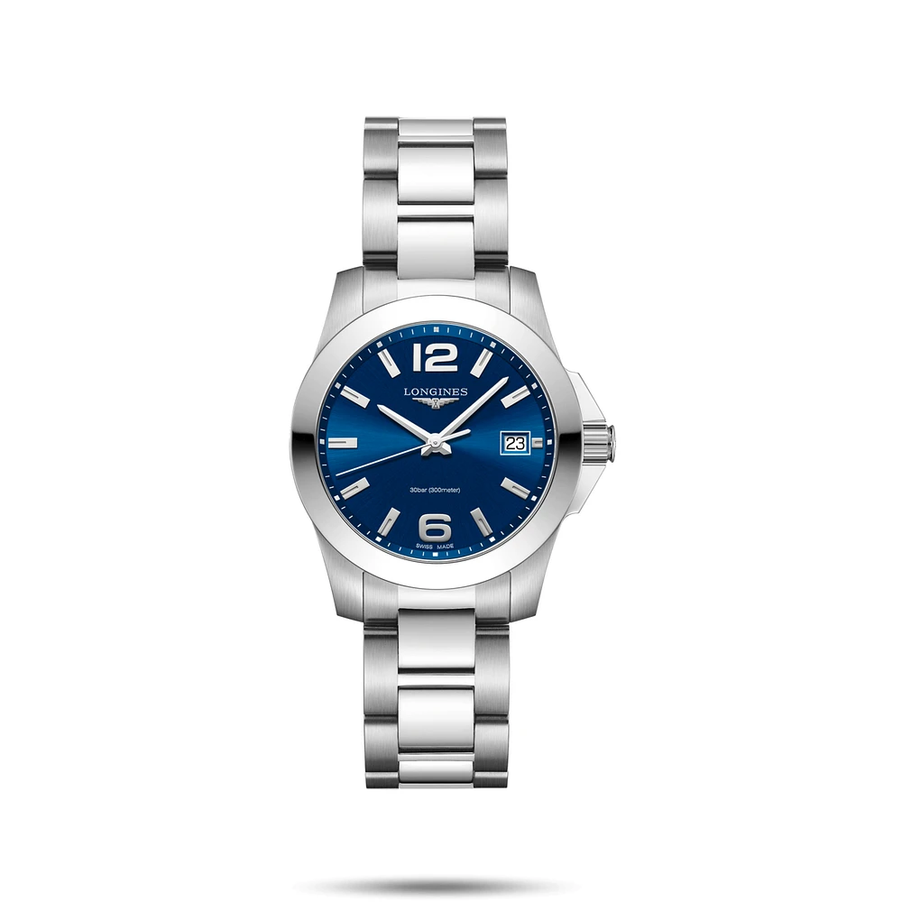 Conquest Blue Dial 34MM Quartz L33774966