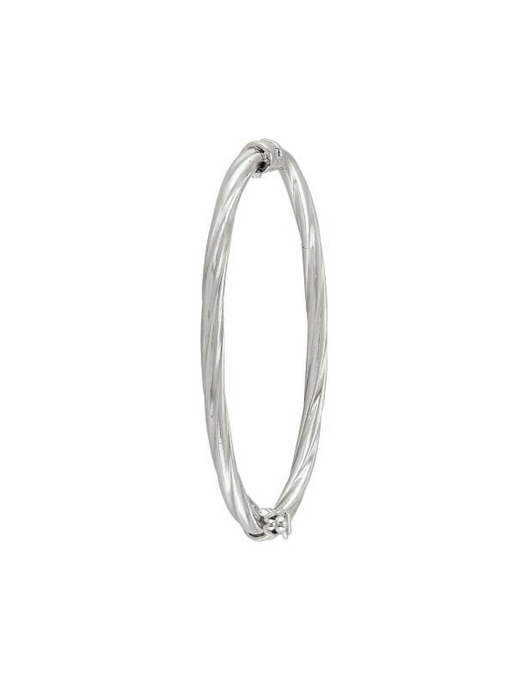 Sterling Silver Twisted Children's Bangle