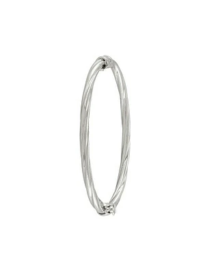 Sterling Silver Twisted Children's Bangle