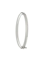 Sterling Silver Plain Domed Childrens'S Bangle