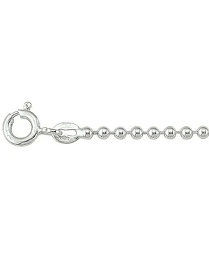 Silver Bead Link Chain