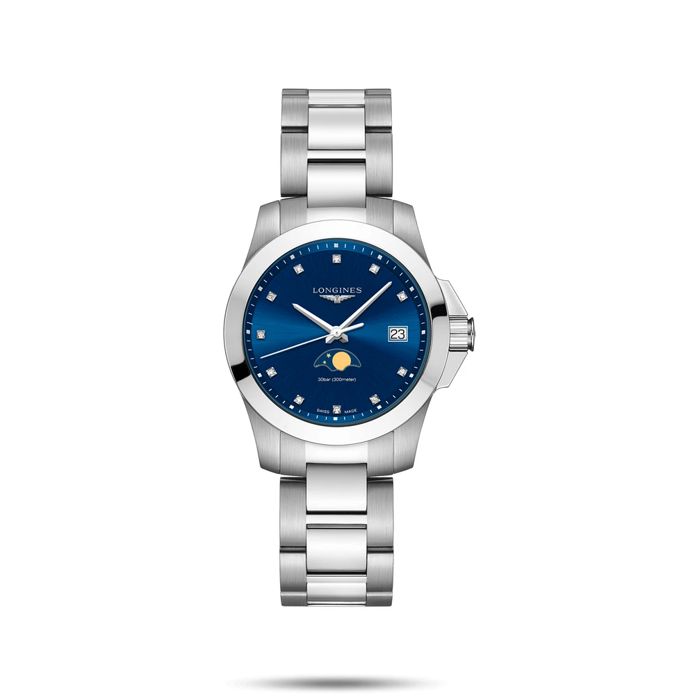 Conquest Blue Dial 34MM Quartz L33814976