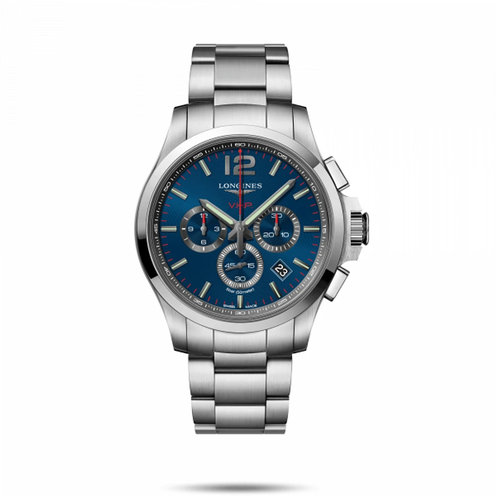 Conquest V.H.P. Blue Dial 44MM Quartz  L37274769