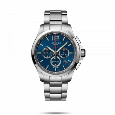 Conquest V.H.P. Blue Dial 44MM Quartz  L37274769