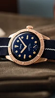 Oris Carl Brashear Calibre 401 Limited Edition Blue Dial 40MM Automatic 01 401 7764 3185-Set