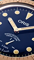 Oris Carl Brashear Calibre 401 Limited Edition Blue Dial 40MM Automatic 01 401 7764 3185-Set