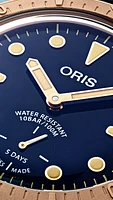 Oris Carl Brashear Calibre 401 Limited Edition Blue Dial 40MM Automatic 01 401 7764 3185-Set