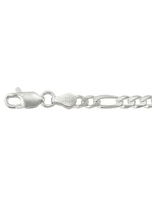 Silver Solid Figaro Link Chain