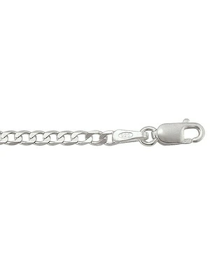 Silver Solid Open Link Chain