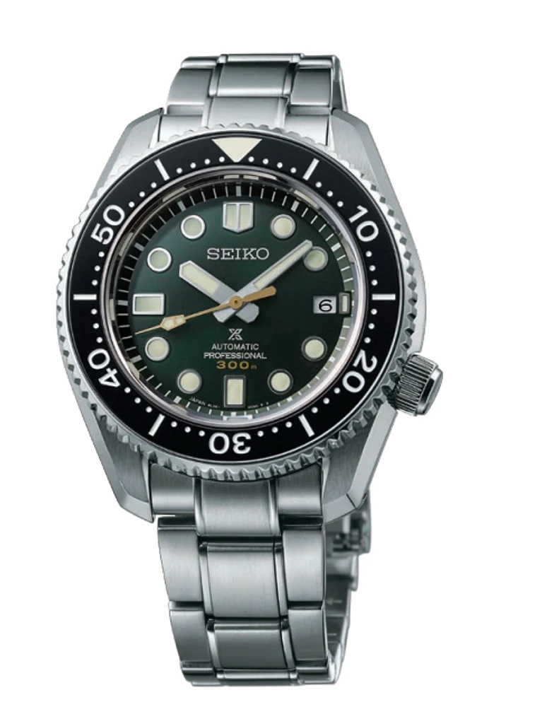 Seiko Prospex MarineMaster 300 Green Dial 44MM Automatic SLA047