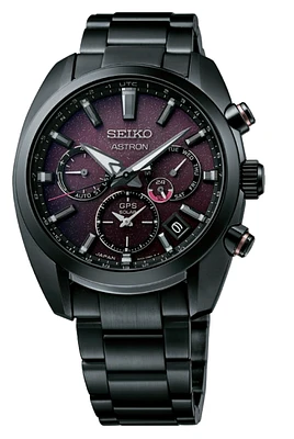 Astron GPS Purple Dial Dual-Time 43 MM Solar SSH083