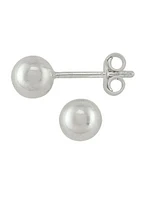 Sterling Silver 6mm Ball Earring