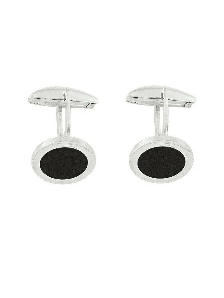 Silver Fancy Cufflink