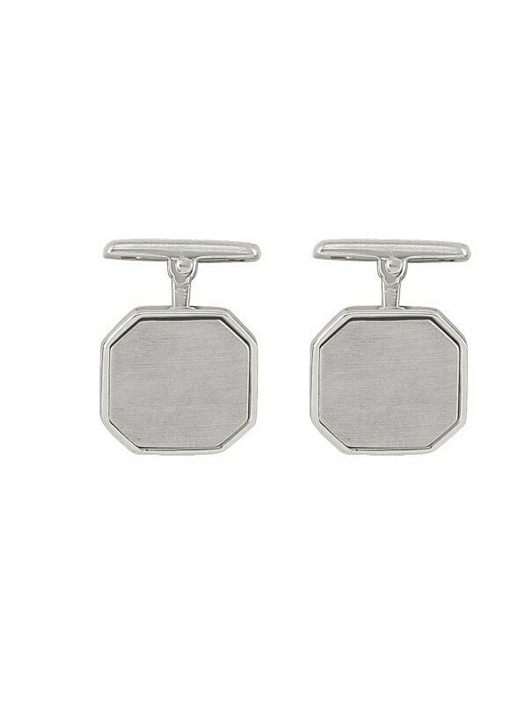 Silver Fancy Cufflink