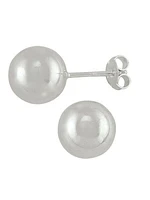 Sterling Silver 10mm Ball Earring