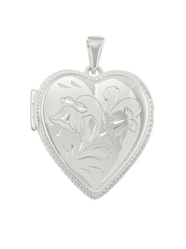 Sterling Silver Heart Shaped Locket