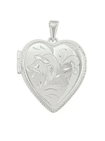 Sterling Silver Heart Shaped Locket